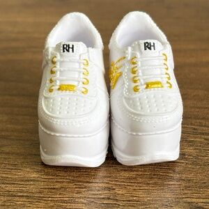 Rainbow High Color Create Fashion Doll Outfit Shoes WHITE GOLD SNEAKERS Platform